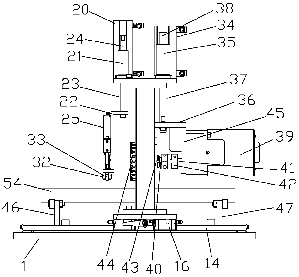 A vibration method detection device for automobile steering shaft