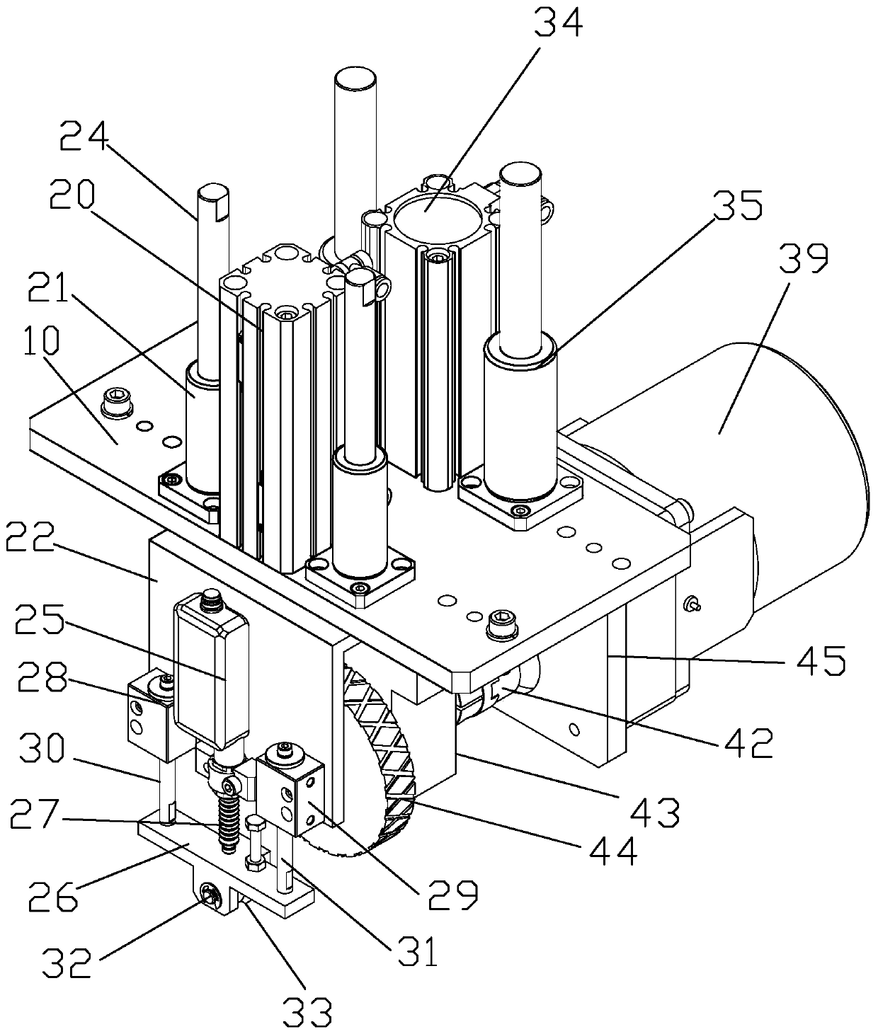 A vibration method detection device for automobile steering shaft