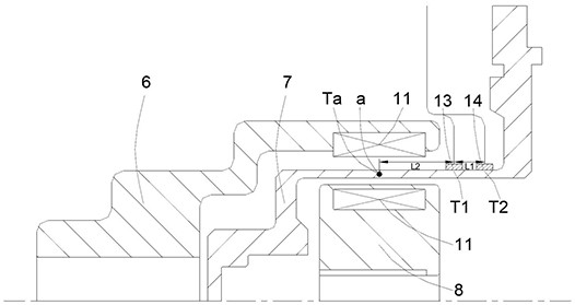 Magnetic coupling temperature control system and magnetic drive pump adopting same