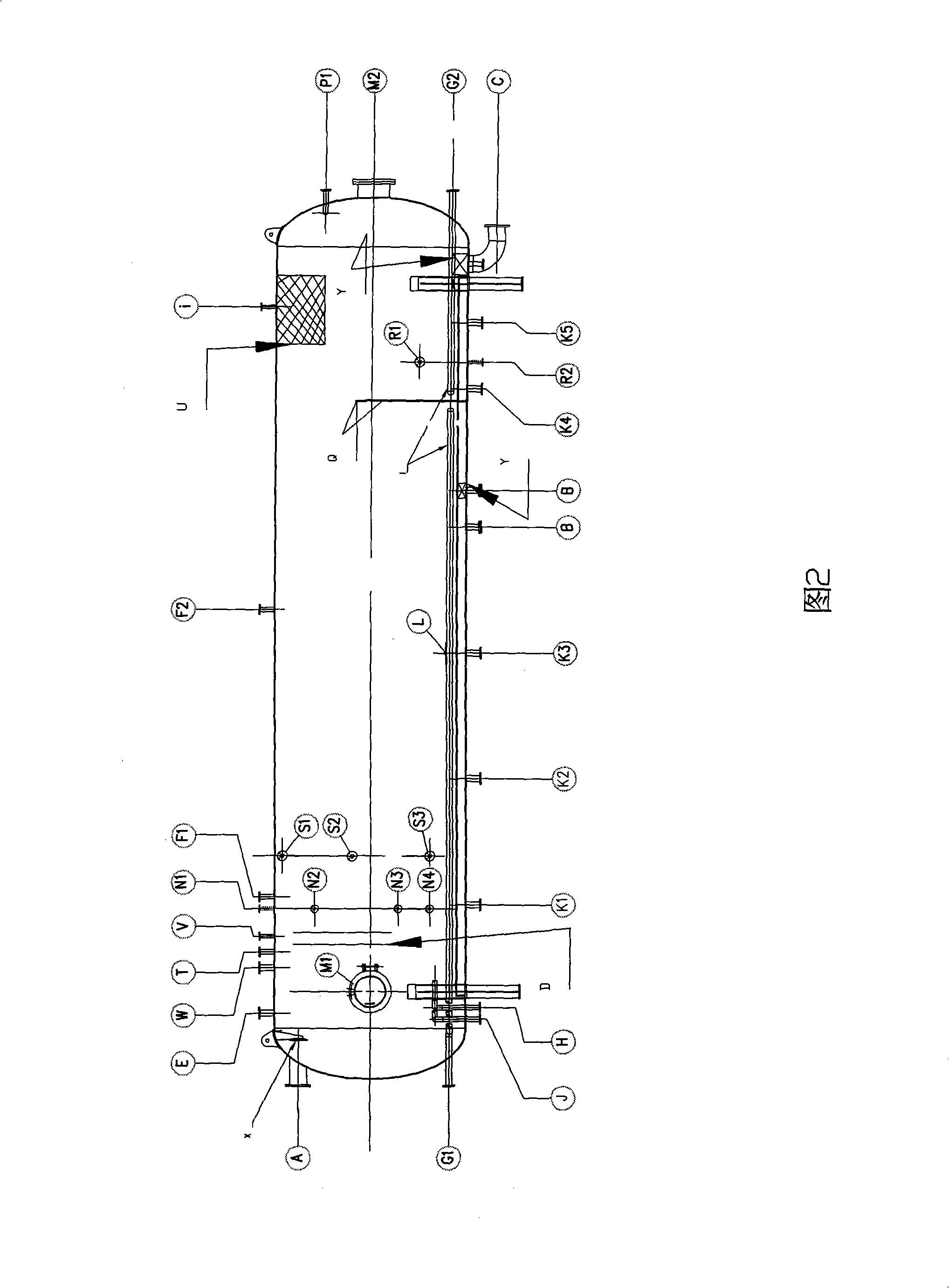 Method and device for utilizing flow separated from oil gas water separator for integral generation