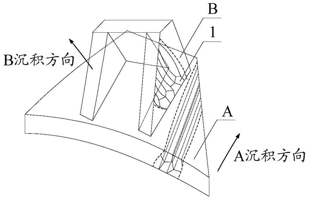 A titanium alloy structural part and laser melting deposition forming method thereof