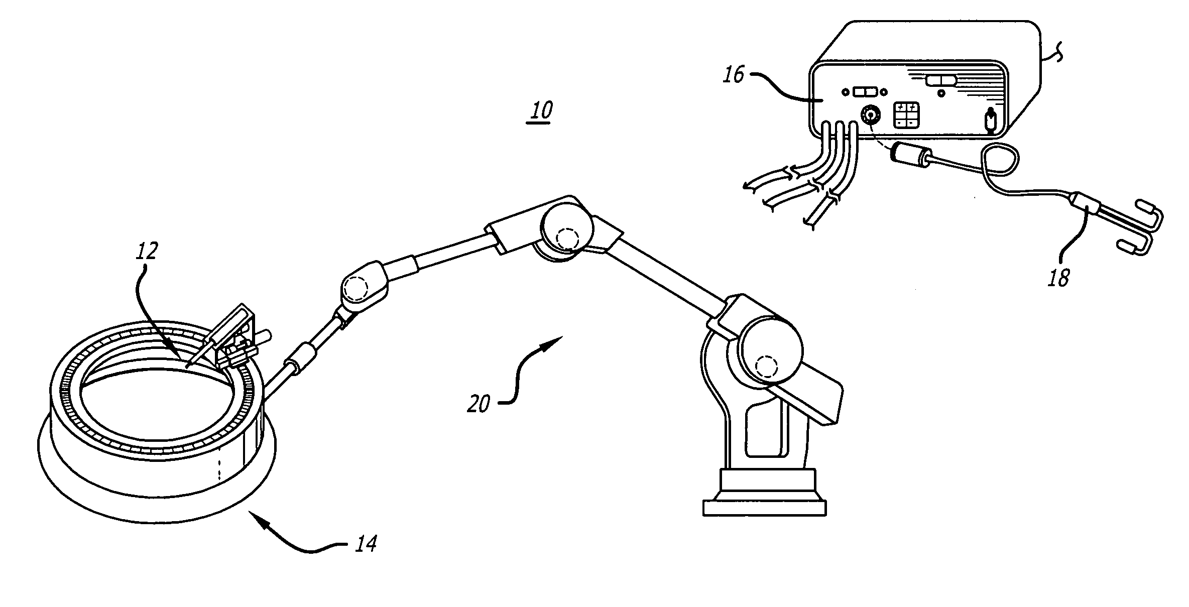 Method and apparatus to automatically insert a probe into a cornea