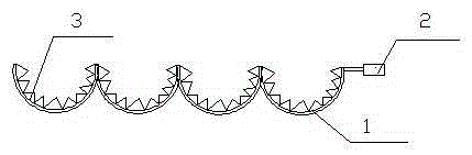 Antiskid conveying belt