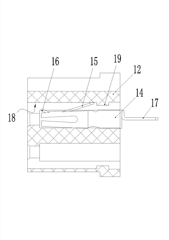 Electrical connector and contact element thereof