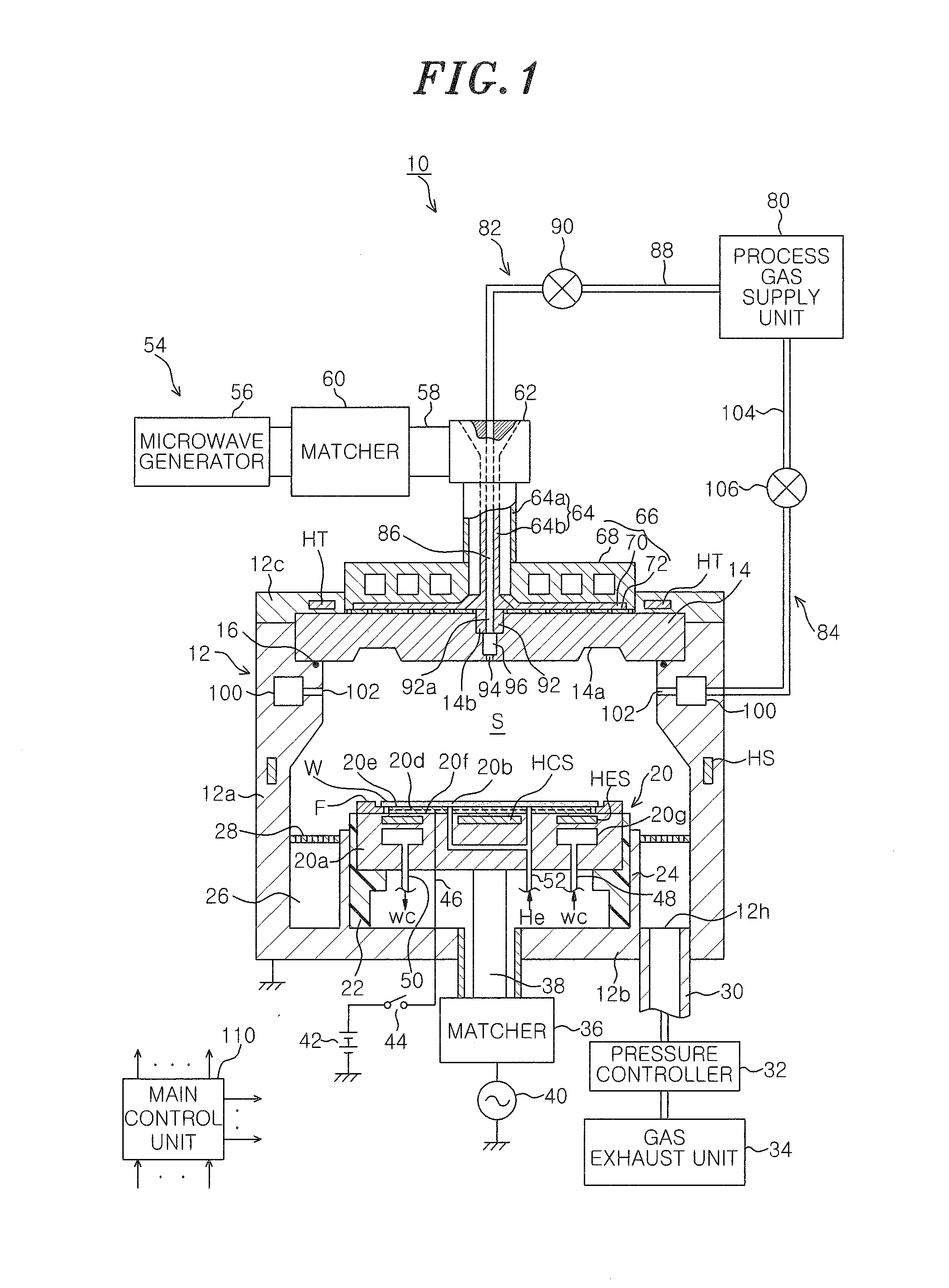 Microwave automatic matcher and plasma processing apparatus