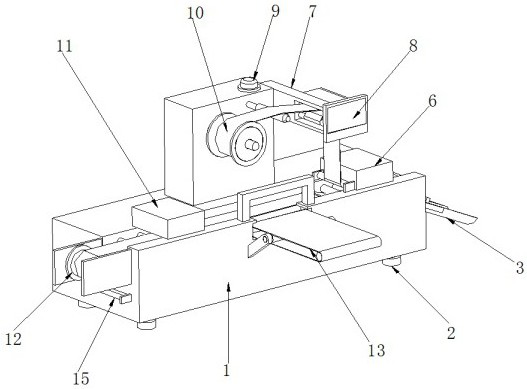 Efficient feeding and stretching packaging machine based on thermal forming packaging