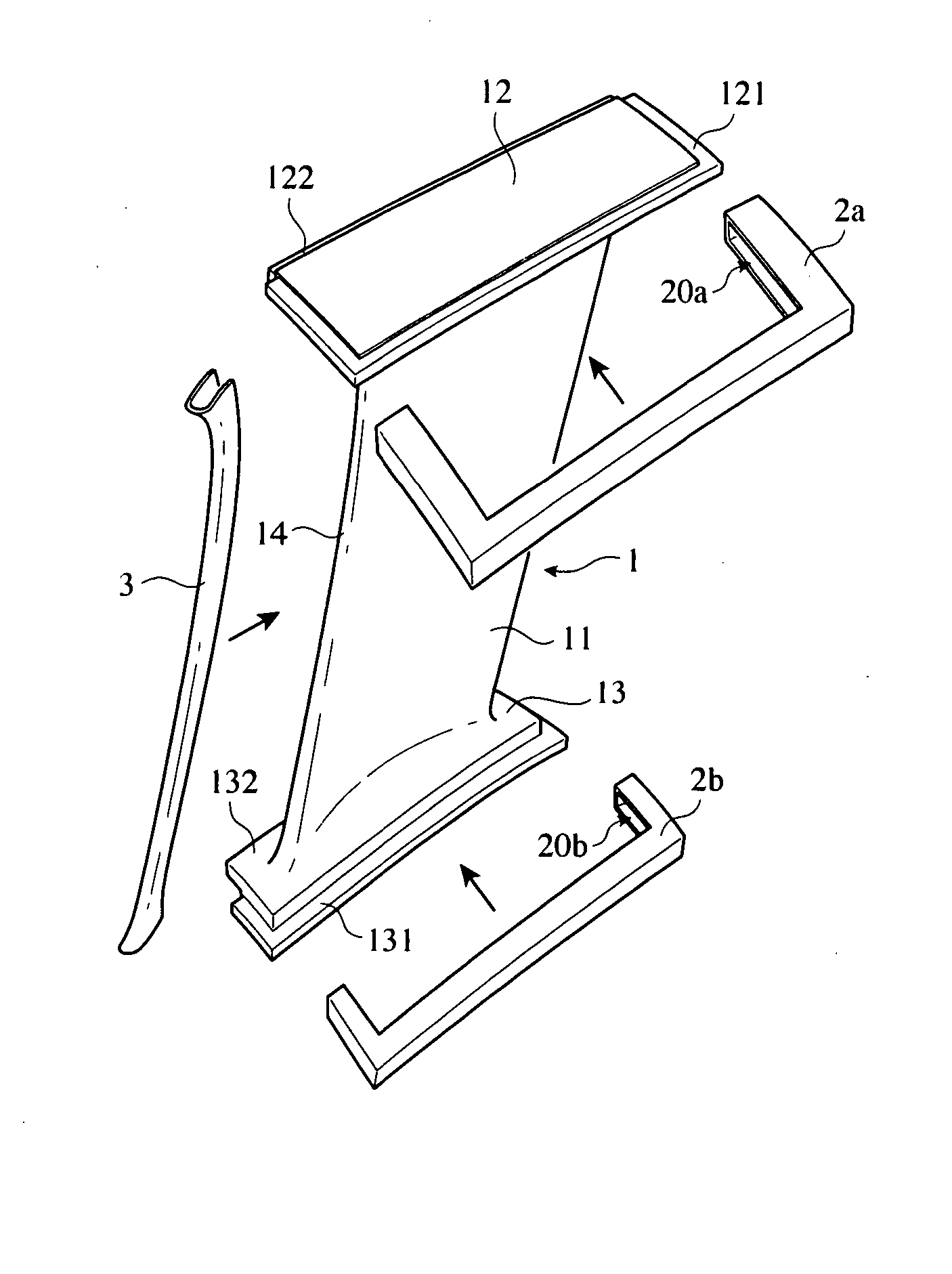 Flow-guiding member unit and its production method