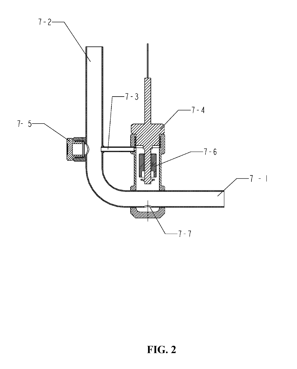 Oil flow switch and lubrication system with the same for a refrigeration system