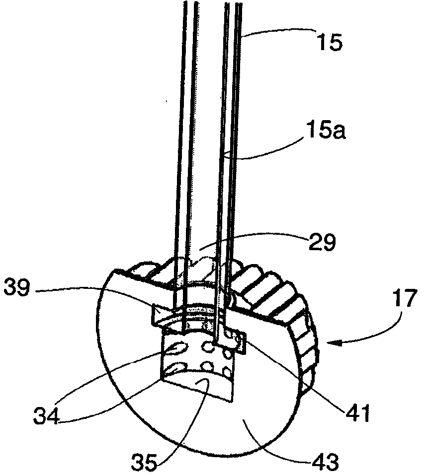 Device for collecting biological samples and corresponding method