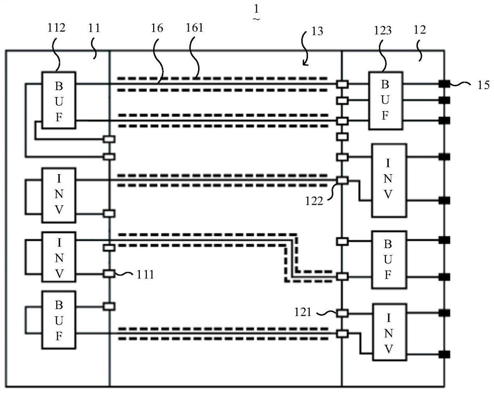IP unit, logic control chip and three-dimensional stacked chip