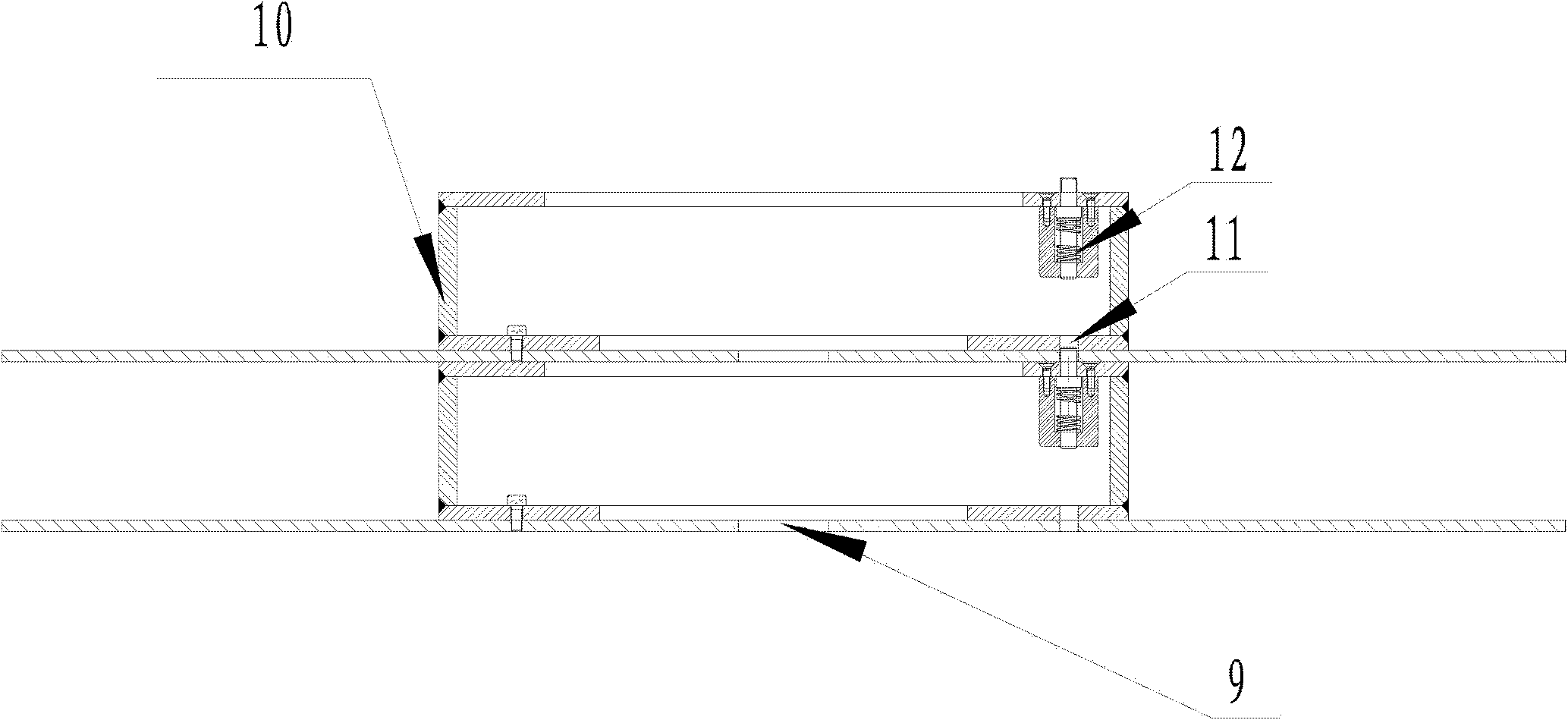 Material-receiving system for band saw gear milling machine