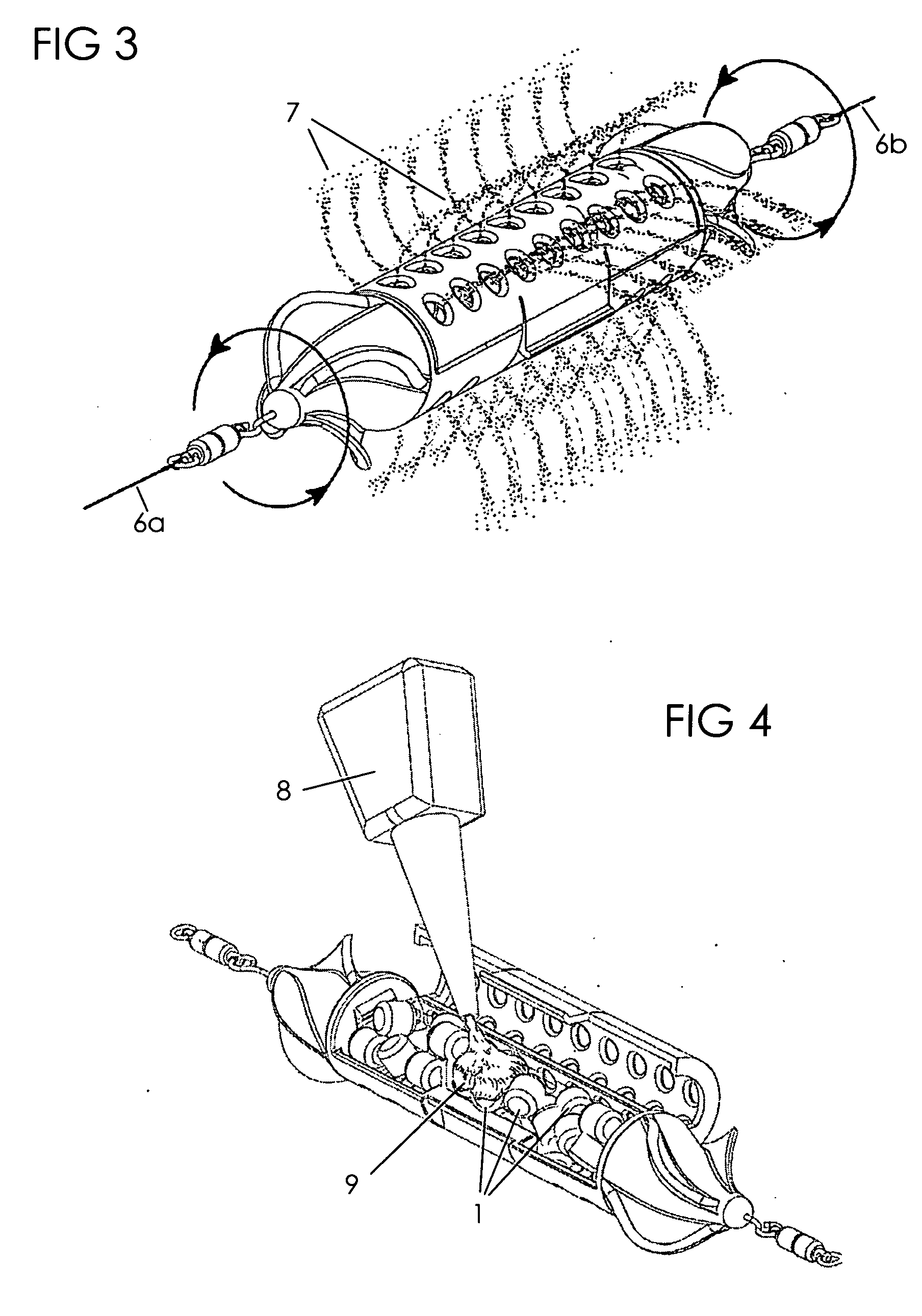 Scent releasing/absorbing system for an in-line, rotating fishing chum and/or fishing scent dispenser