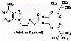 Adefovir dipivoxil monohydrate and preparation method thereof