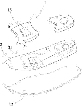 EVA damping element and shoe sole with the same