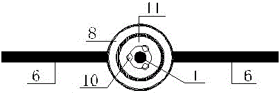 Manual threading die rack with adjustable steel bar diameter and application method