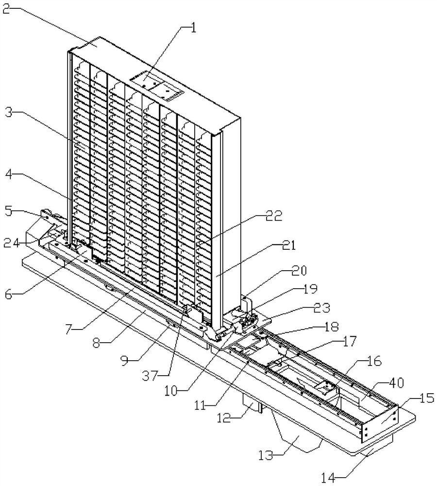 Automatic seed separating device and seed separating method for plot sowing