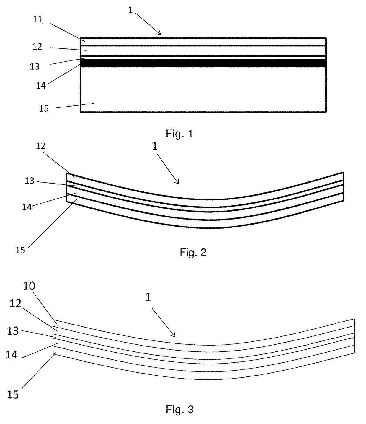 Electronic device structure with an ultra-thin glass sheet