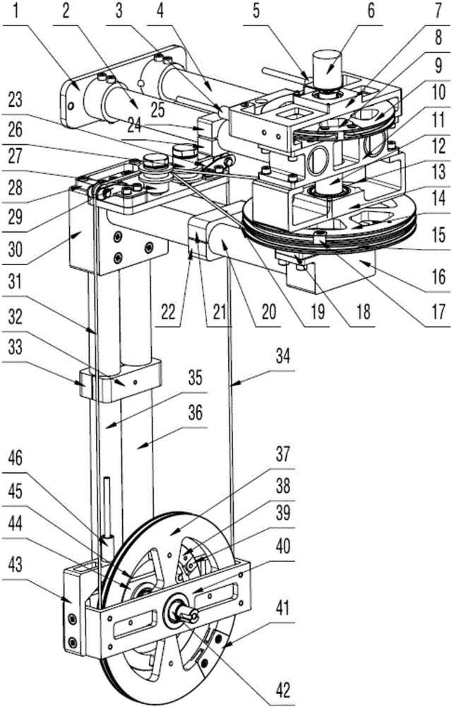 A coupling motion mechanism and a shoulder joint rehabilitation training device including the mechanism