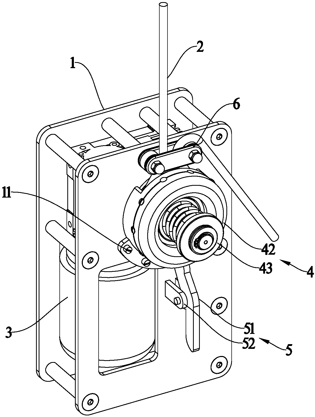 Axial tightly-pressing mechanism and lifting device provided with same