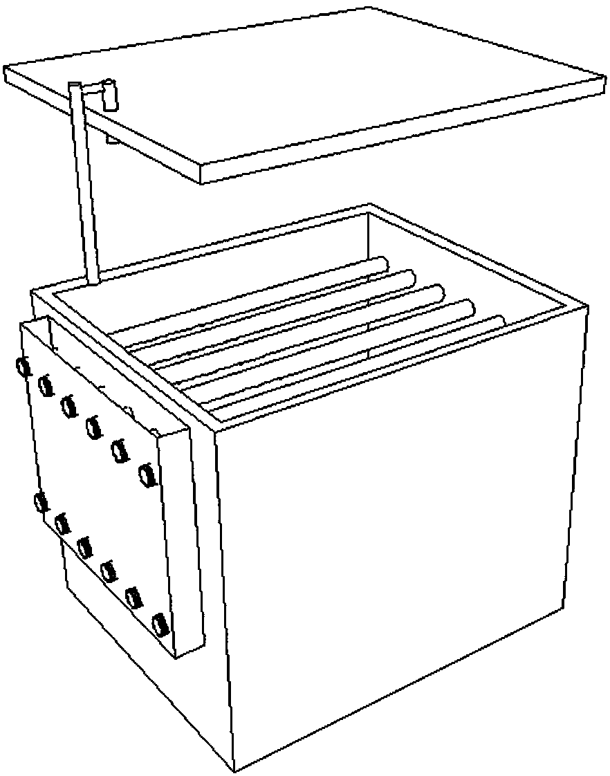 Anaerobic fermentation tank special for fermentation of blueberry with residue