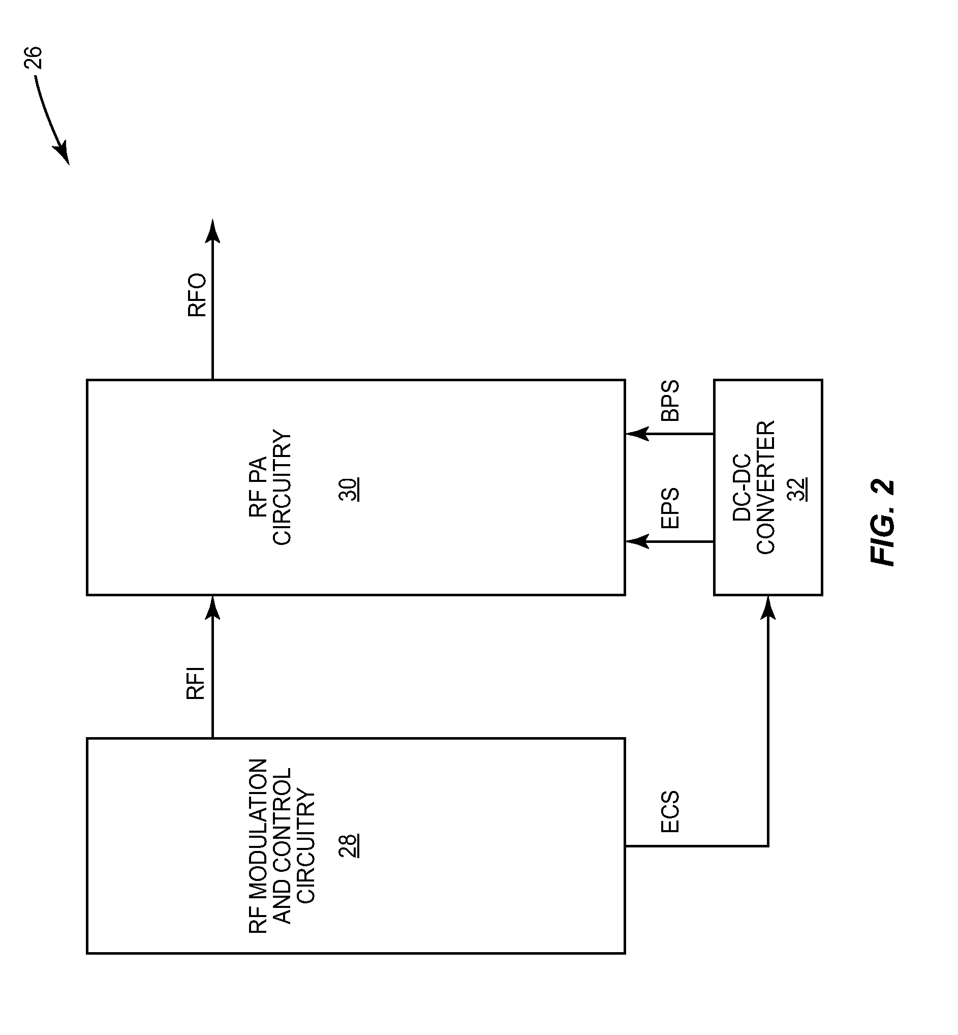 High efficiency path based power amplifier circuitry
