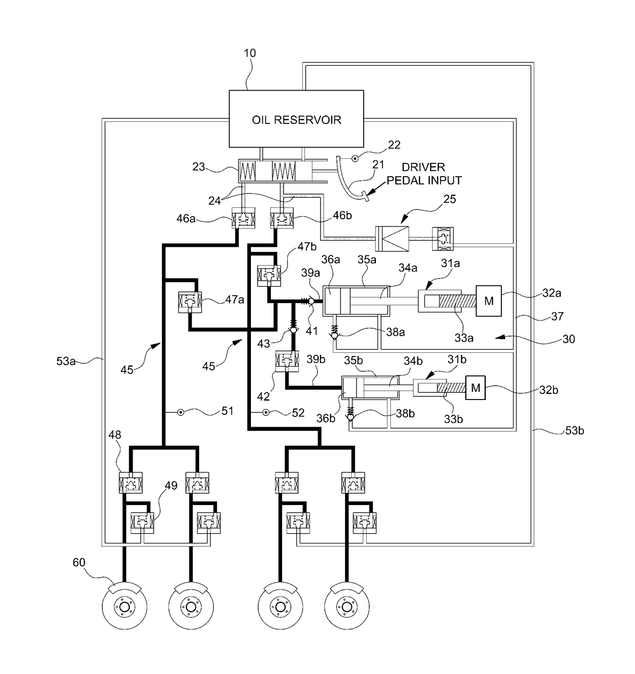 Electro-hydraulic brake system and method for controlling the same