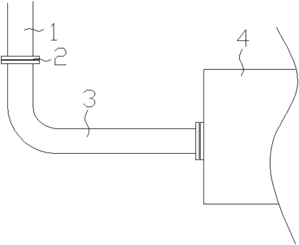 Rapid steam blowing method and device for gas inlet pipeline of turbine