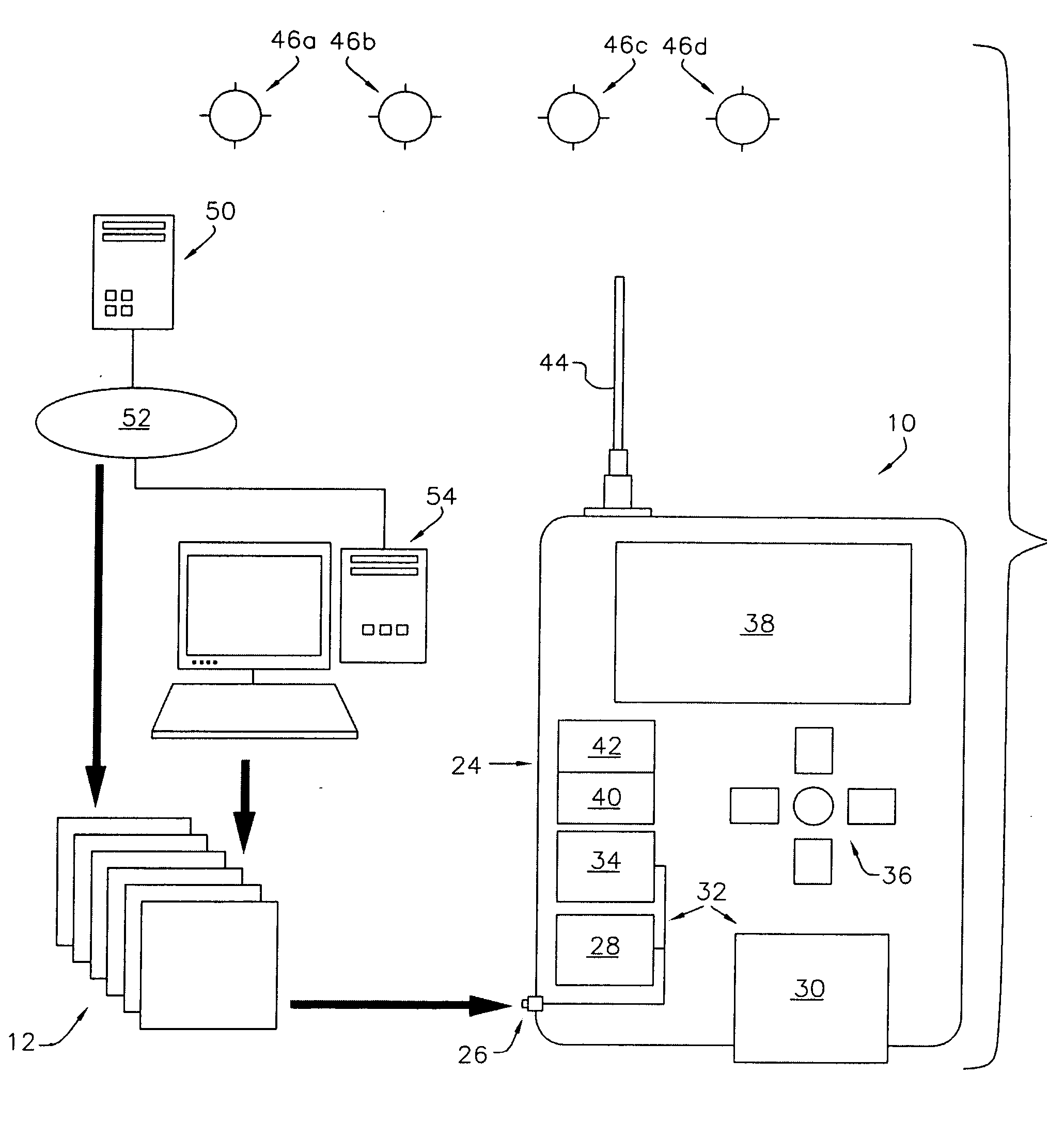 GPS device and method for displaying raster images