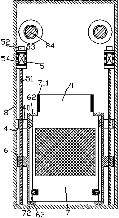 An air purification device capable of replacing filter screens