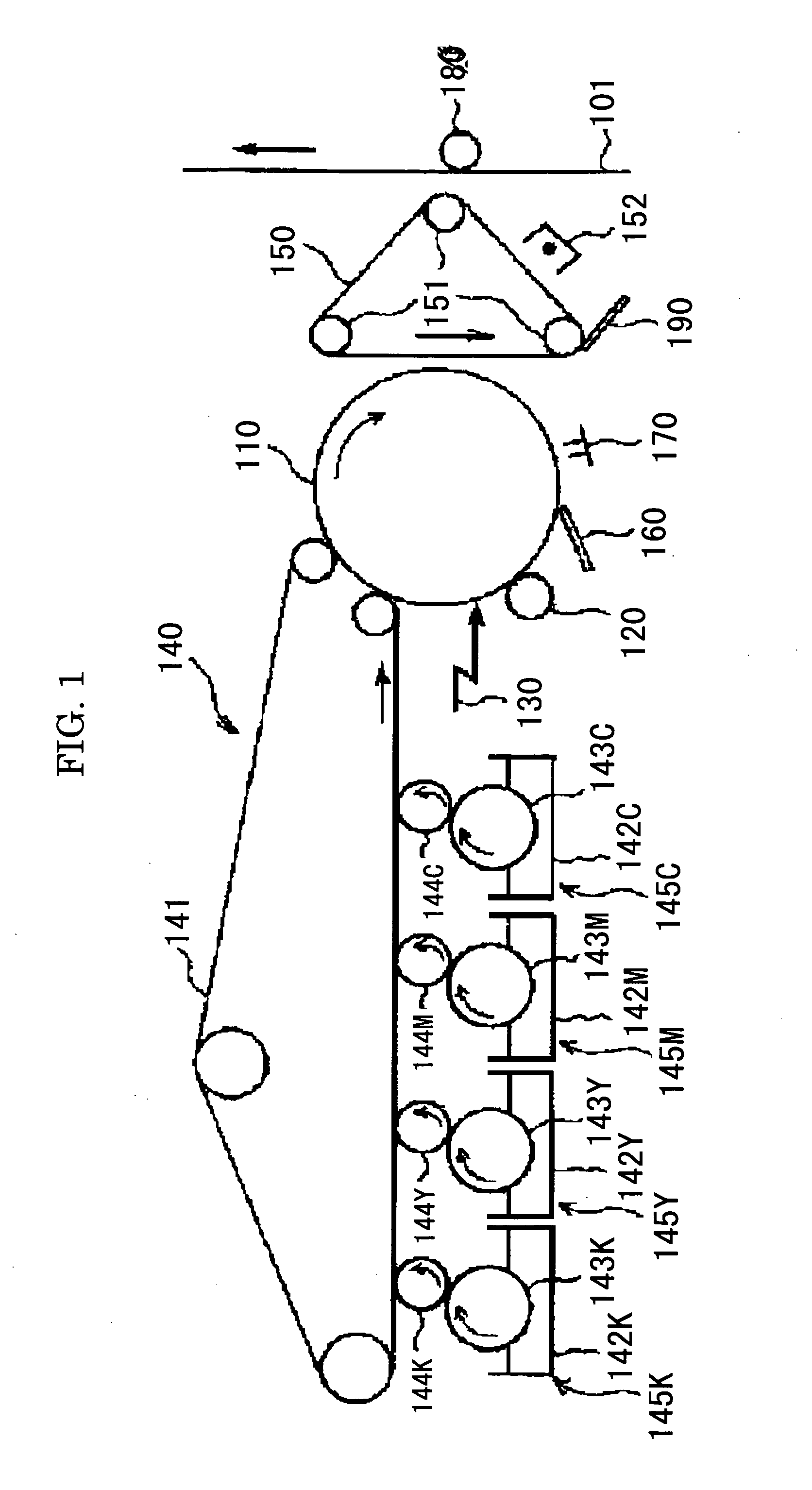 Electrophotography and image forming apparatus