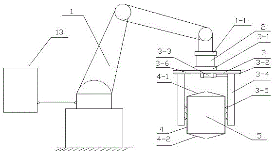 A lift-up carton unpacking device with controllable impact force and its control method