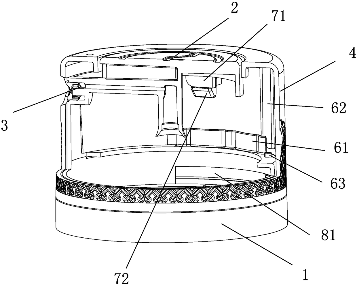 A rotary self-locking aerosol actuator