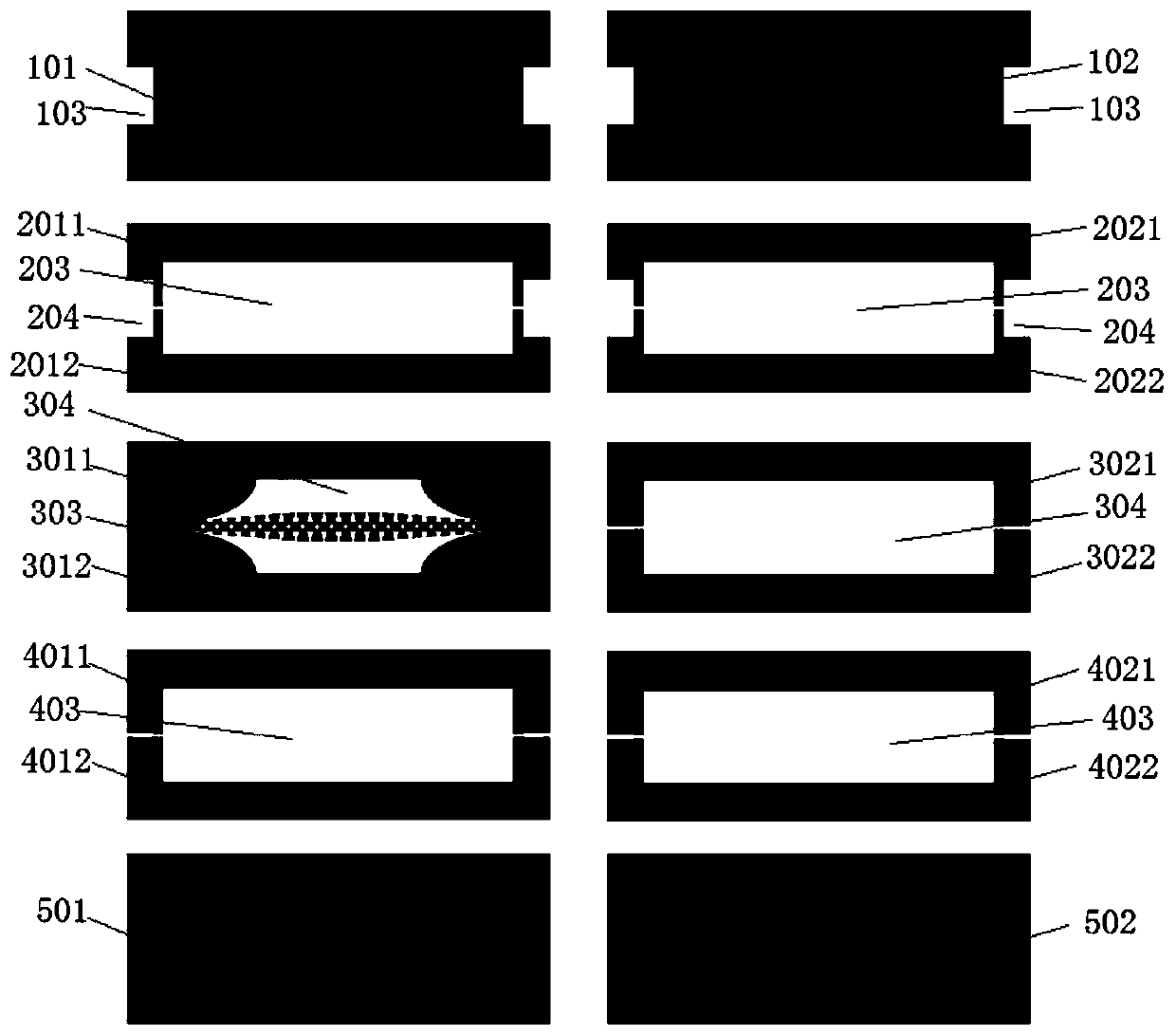 Bow-tie cell artificial surface plasmon polariton transmission line integrated by self-packaging substrate