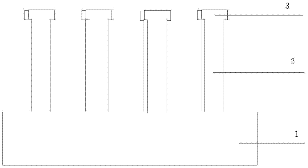 A cement-based imitation sandstone product, its manufacturing method and fixture used in its manufacturing method