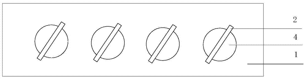 A cement-based imitation sandstone product, its manufacturing method and fixture used in its manufacturing method