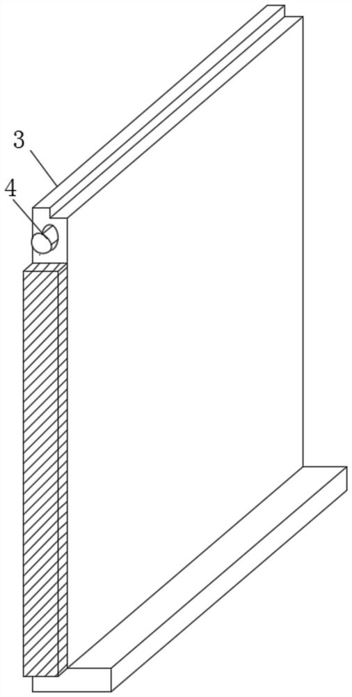 An integrated testing device for the pH value of the chemical tank in the developing section