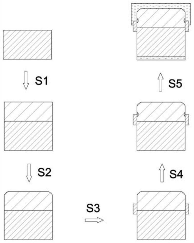 High-voltage rapid silicon carbide diode and production method thereof