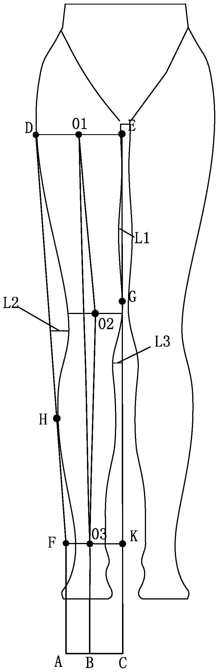 Body type classification method based on contour features and matched rotary shooting device thereof