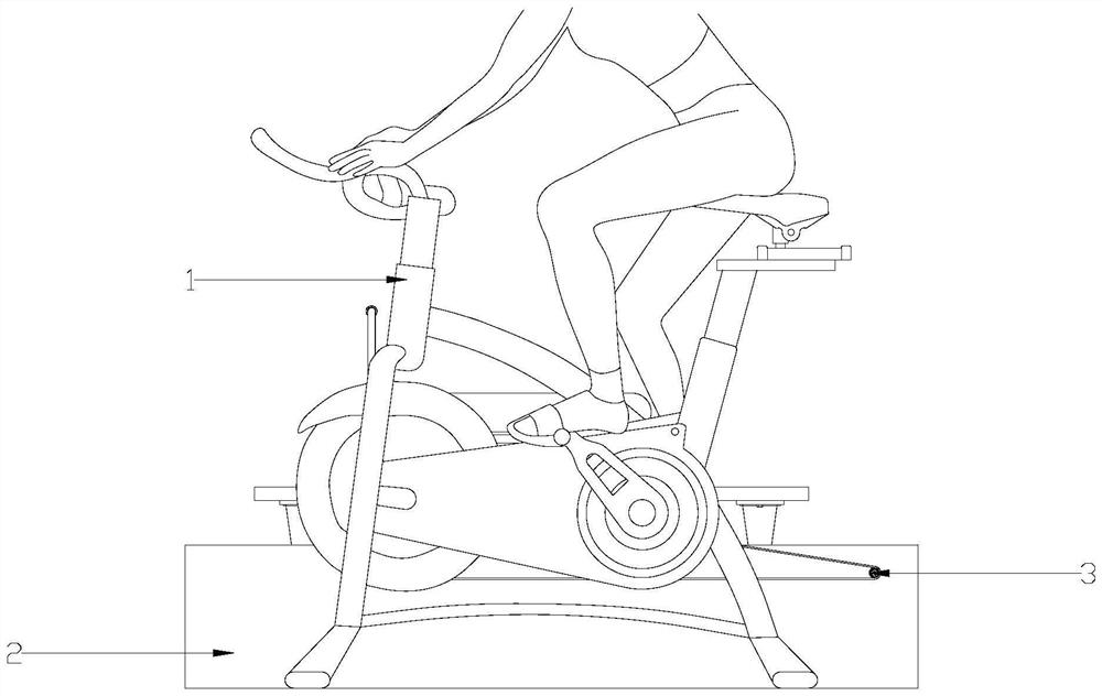 Outdoor lower limb exercise device