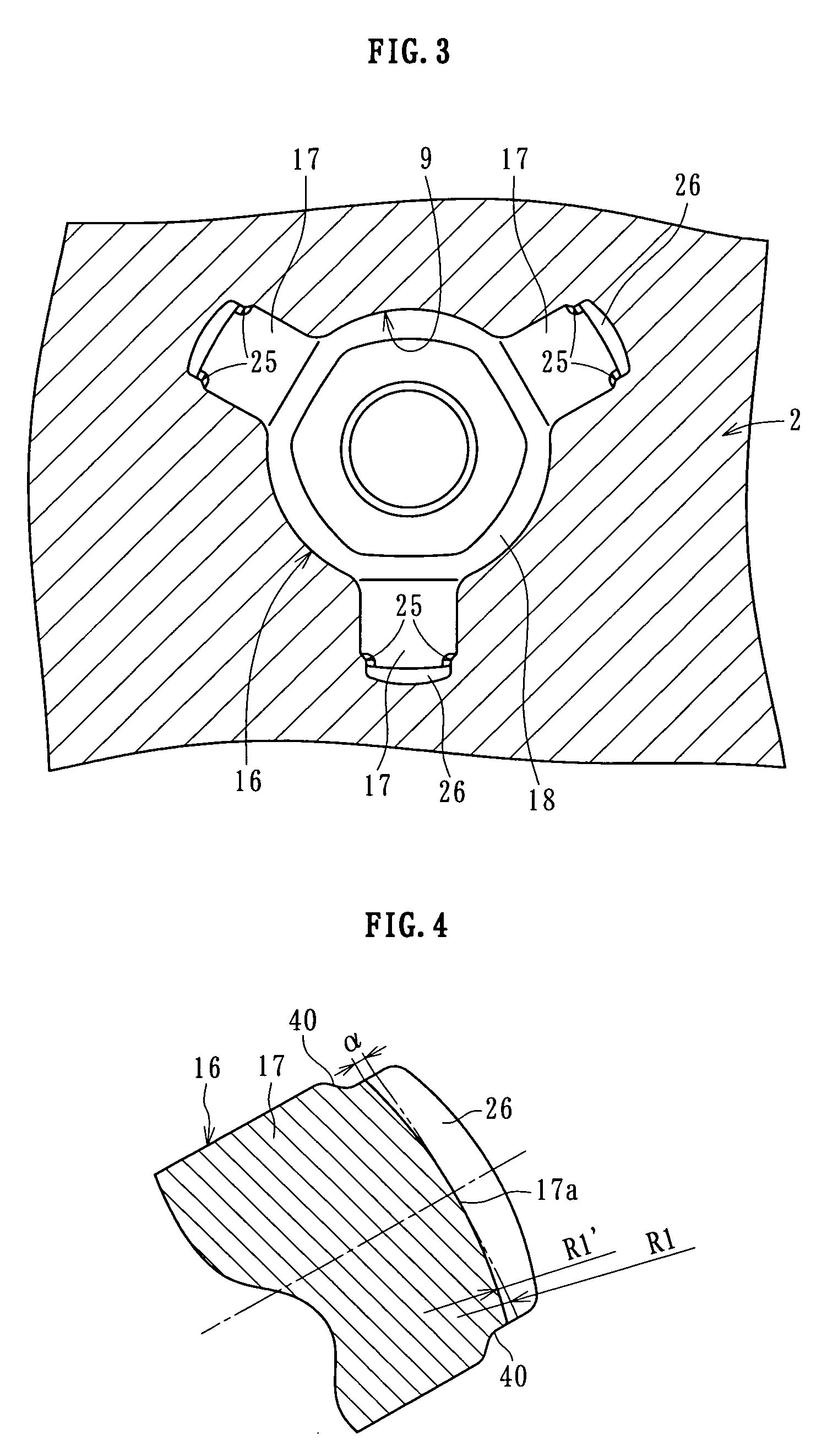 Closed forging die and forging method