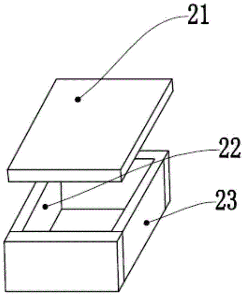 Natural stone imitating ceramic tile material distributing system and material distributing procedure thereof