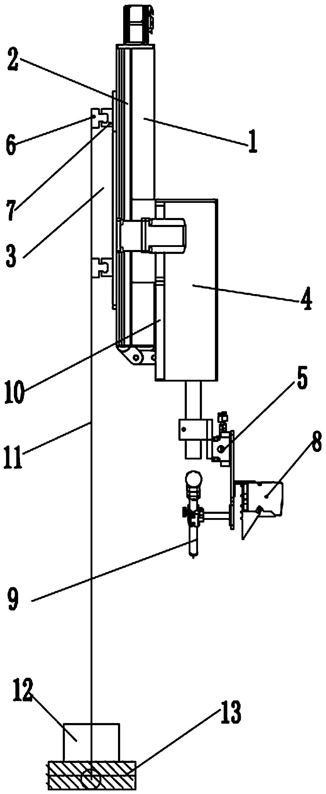 Biaxial adjusting device for welding