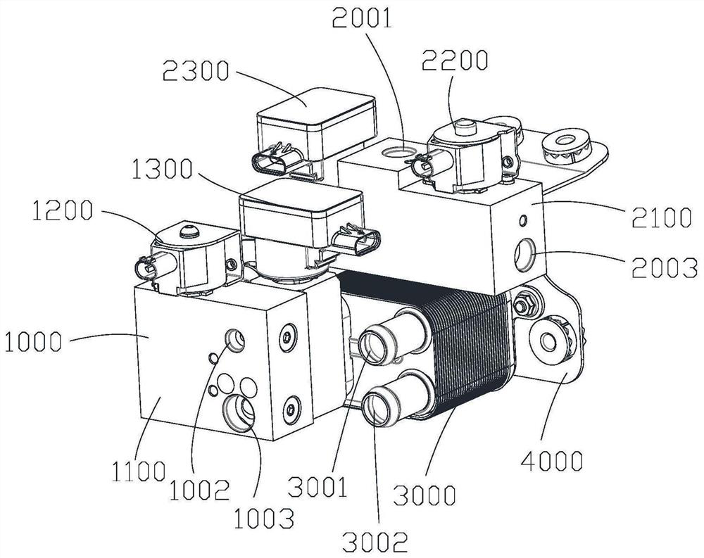 Thermal management device and valve module