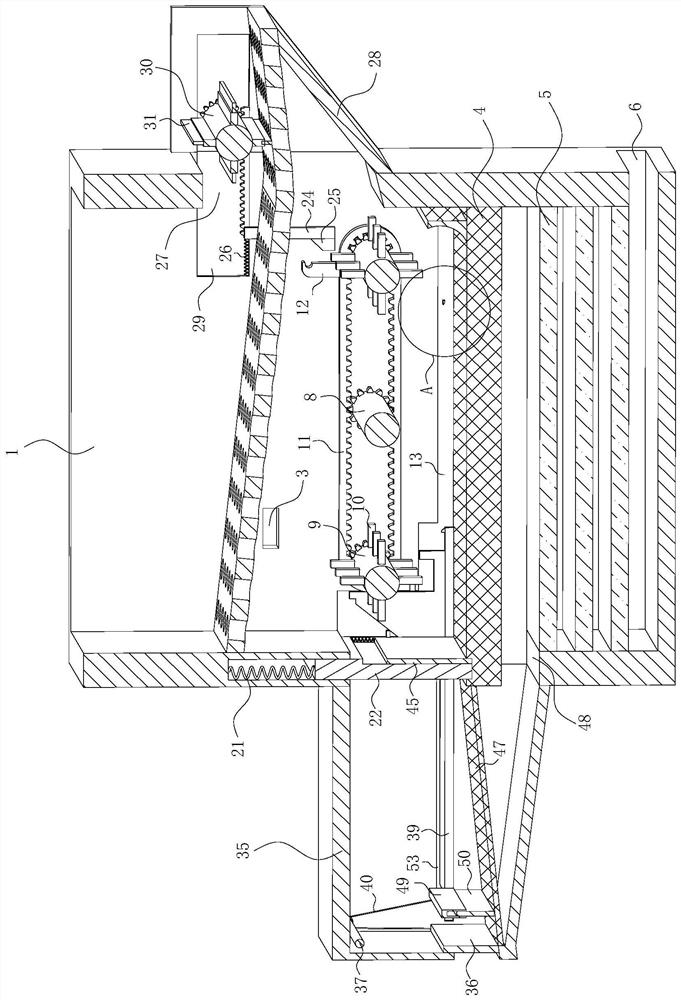 Multi-stage sewage treatment equipment and treatment method for hydraulic engineering