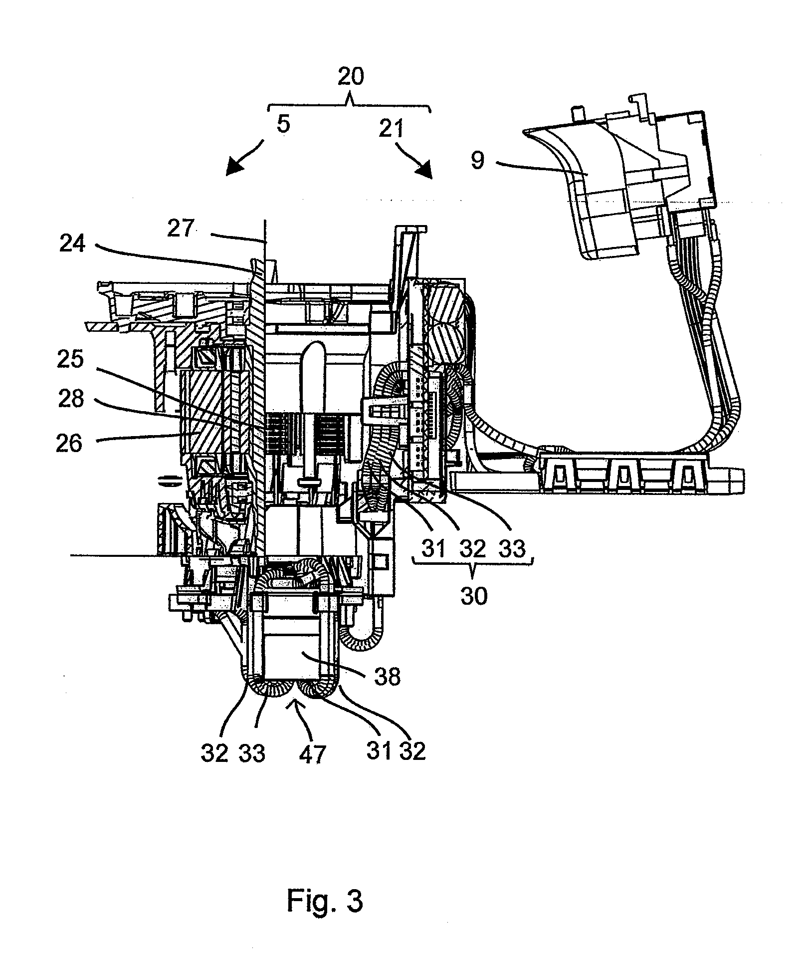 Electric drive for a hand-held power tool