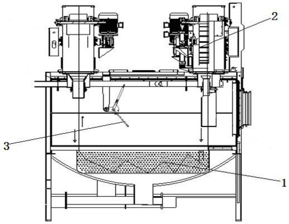 Cloth lifting wheel reversing driving mechanism of rope-shaped washing machine