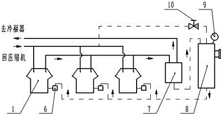 Oil returning system for multi-compressor parallel-connection unit