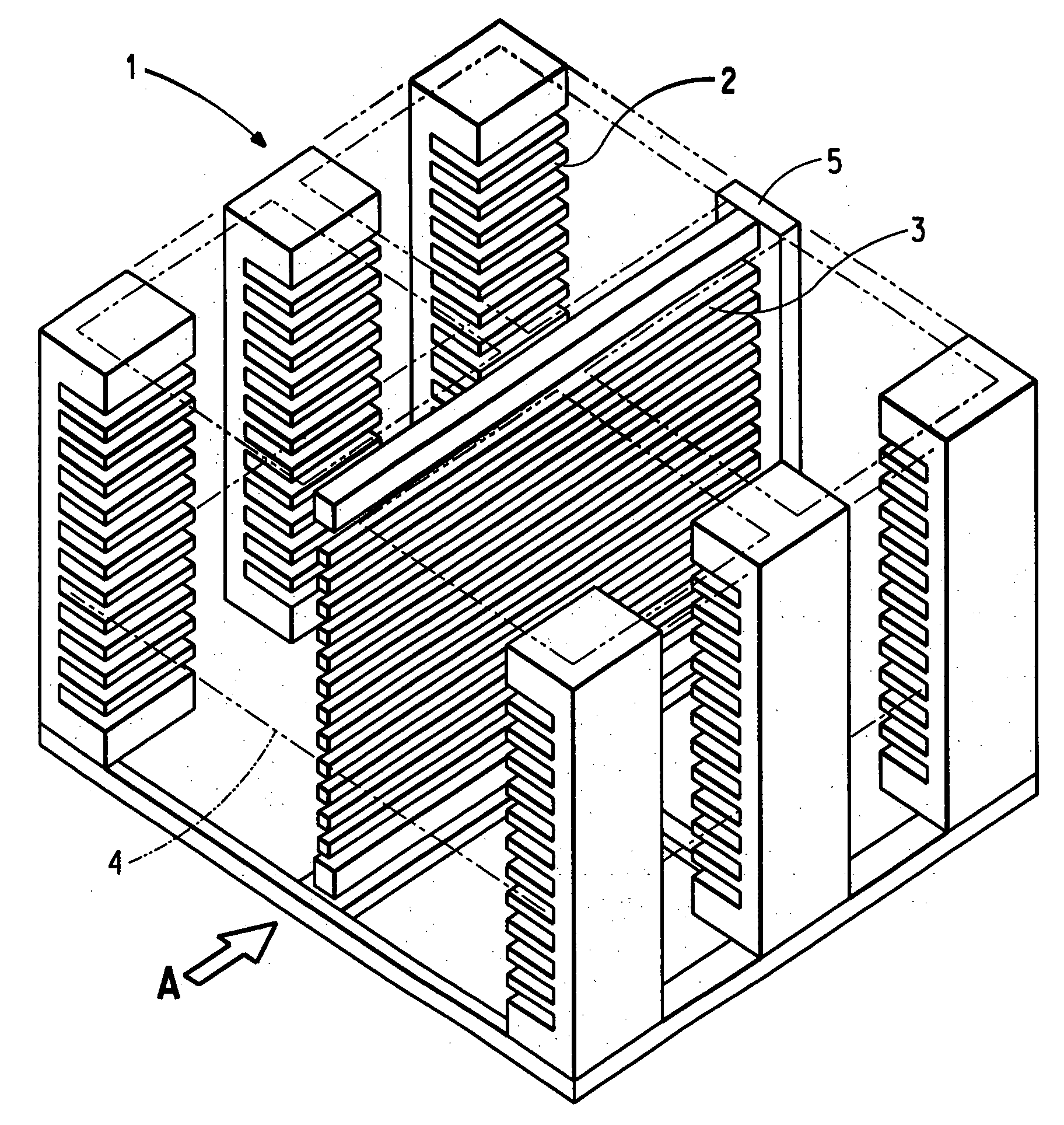 Supporting bar for substrate cassette