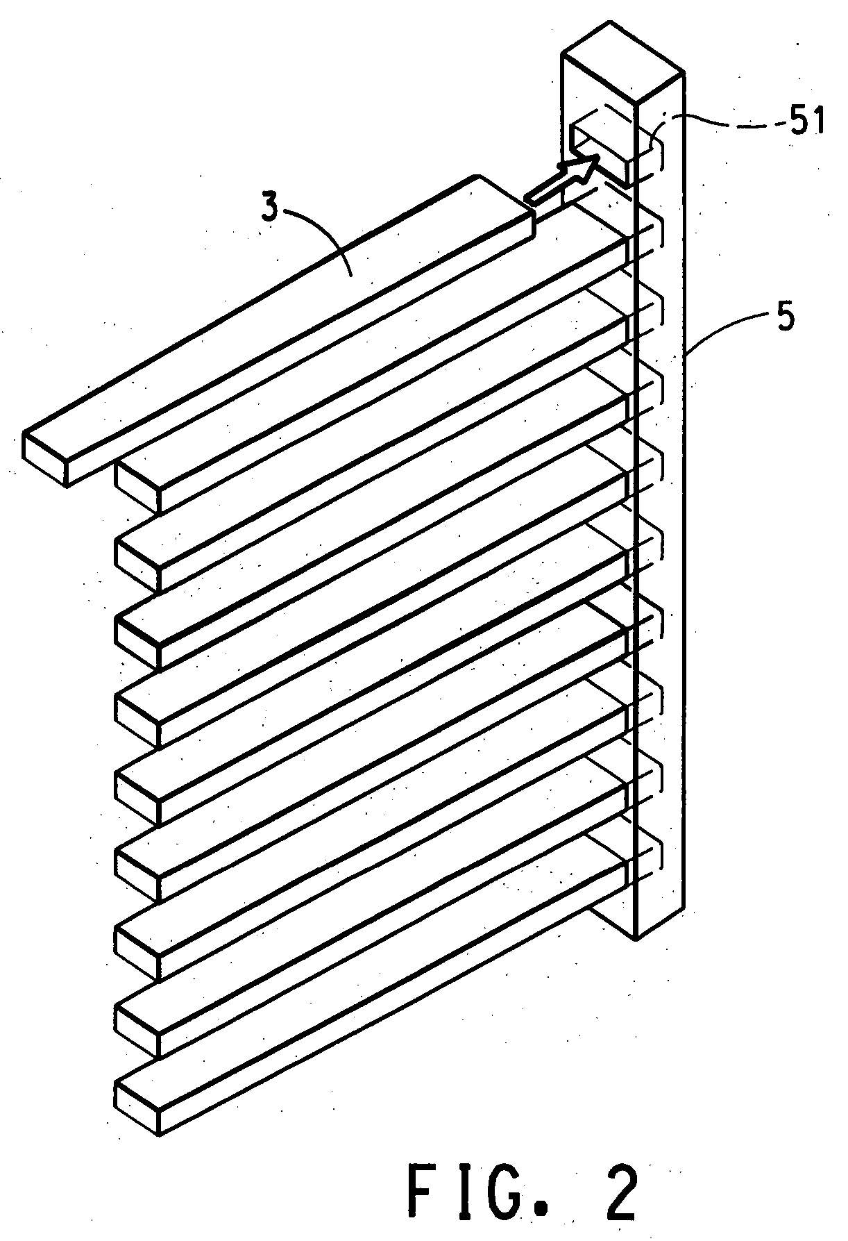 Supporting bar for substrate cassette