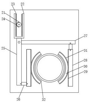 A metal ring surface coating system and coating method thereof
